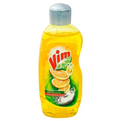 Vim Dishwash Liquid Lemon Freshness, 250 ml