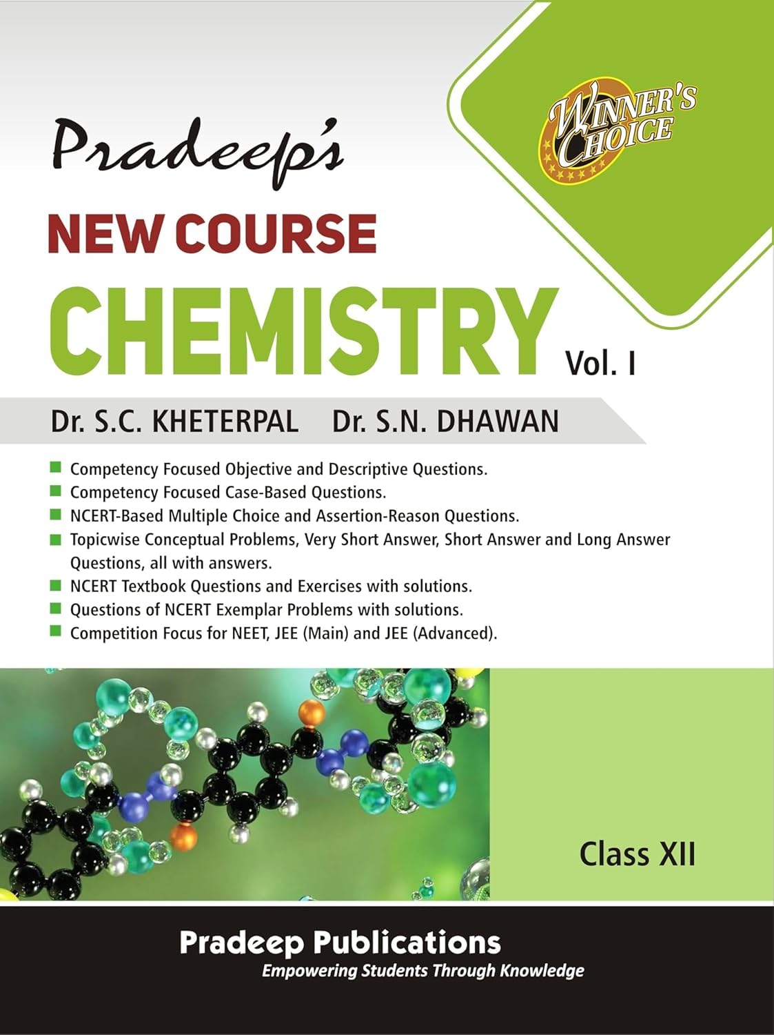 New Course Chemistry Vol. II Class 12 by Dr. S.C. Kheterpal and Dr. S.N. Dhawan, NEET & JEE Preparation Guide with NCERT-Based Questions 2025-26