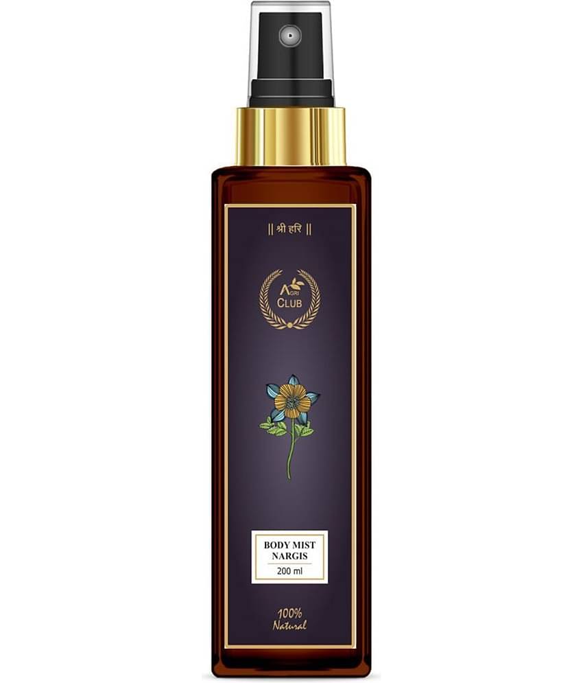 AGRI CLUB - Nargis Body Mist For Women,Men 200 ml ( Pack of 1 )