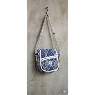 Indigo Tribal Weave Crossbody Sling Bag
