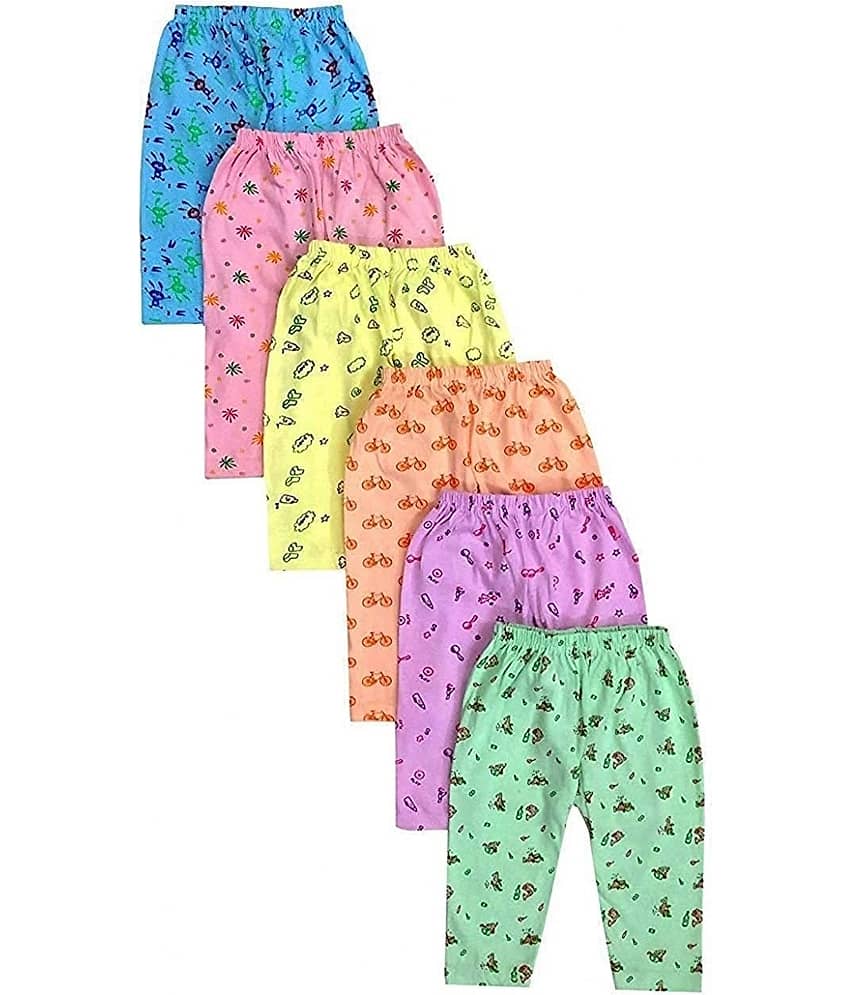 DAYAKU Pack of 6 Cotton Blend Three-Fourth For Boys ( Multicolor )