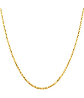 FASHION FRILL Gold Plated Chain ( Set of 1 )