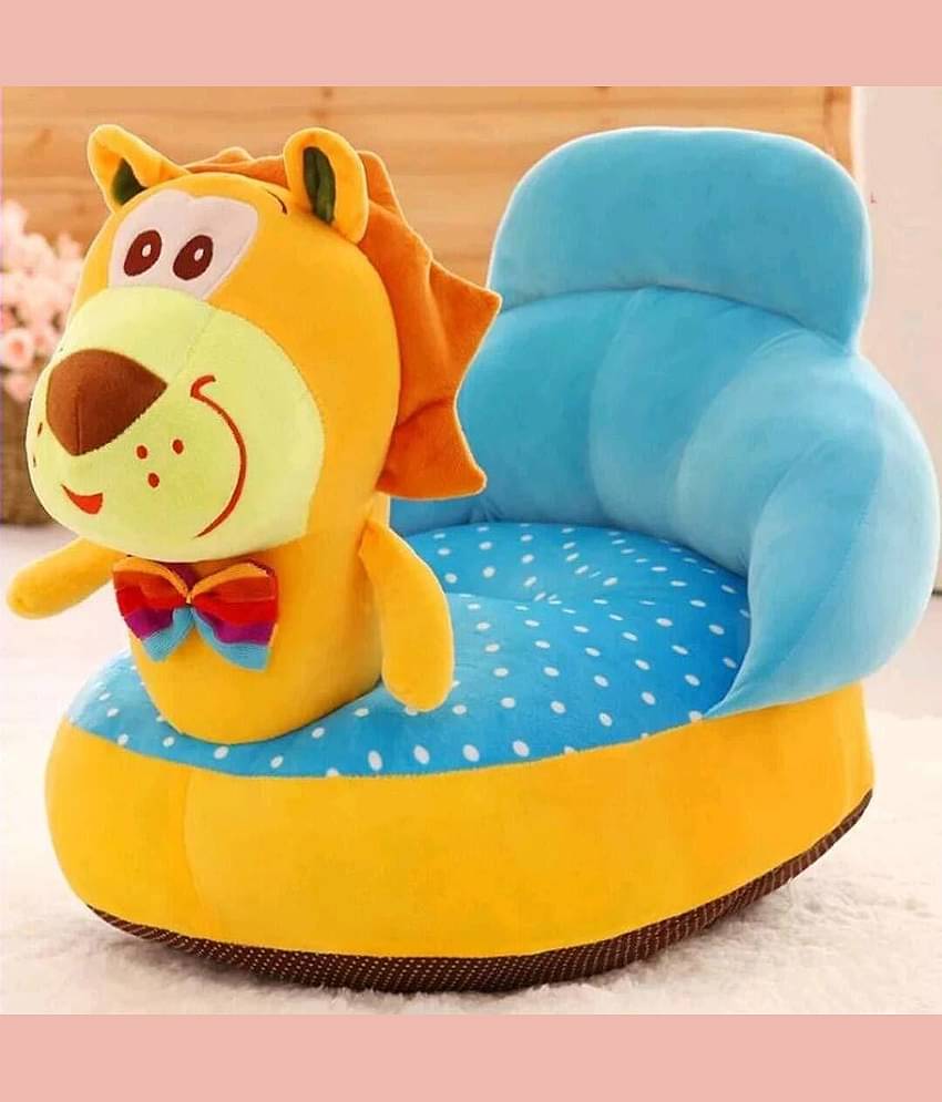 KIDS WONDERS Imported Velvet Kids Sofa Comfortable Soft Plush Cushion Sofa Seat | Rocking Chair for Kids (Dog)