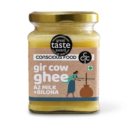 Conscious Food Gir Cow Ghee 200 Gms Conscious Food Gir Cow Ghee 200 Gms