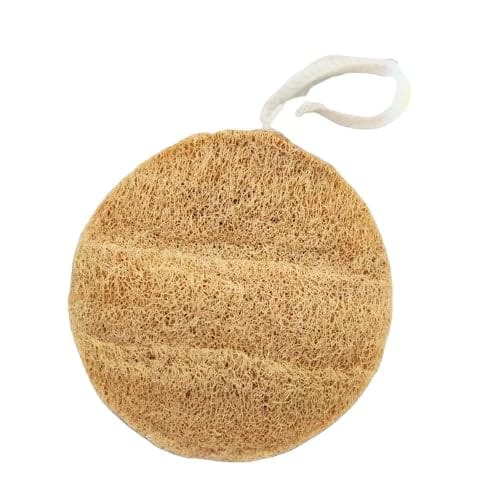 TANMAN ORGANICS Natural Sun-Dried Loofah | Eco-Friendly Bath Sponge and Scrubber for Men and Women | Biodegradable Organic Exfoliating Luffa Scrubber