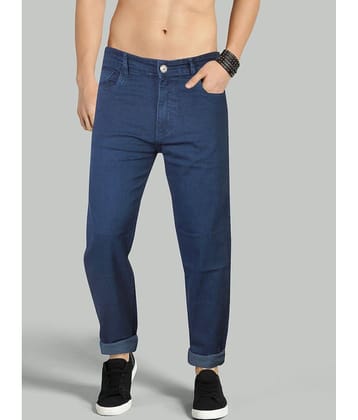 JB JUST BLACK Regular Fit Cuffed Hem Men's Jeans - Blue ( Pack of 1 )