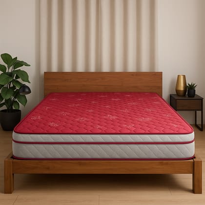 COIRFIT LUXURINO Pillow Top with ISPT Tech. 5 inch Single Bonnell Spring Mattress (L X W: 72 inch X 30 inch)