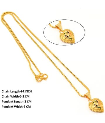 Jewar Mandi - Golden Pendant ( Pack of 1 )