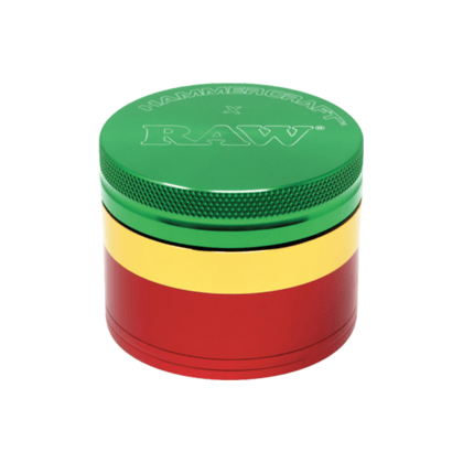 Hammercraft x RAW 4-Piece Grinders - Black-Medium