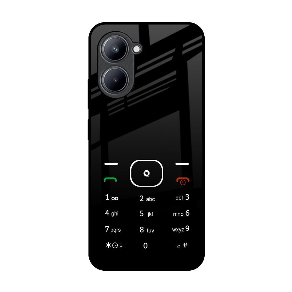 Classic Keypad Pattern Glass Case for Realme C33
