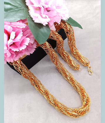 shankhraj mall Gold Plated Chain ( Set of 1 )