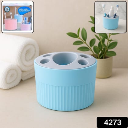 Multipurpose Bathroom Toothbrush and Utility Holder Stand with Multiple Slots (1 Pc)