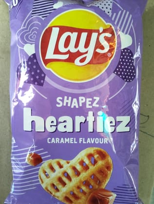 Lay's Shapez Heartiez caramel flavour Lay's Shapez Heartiez caramel flavour