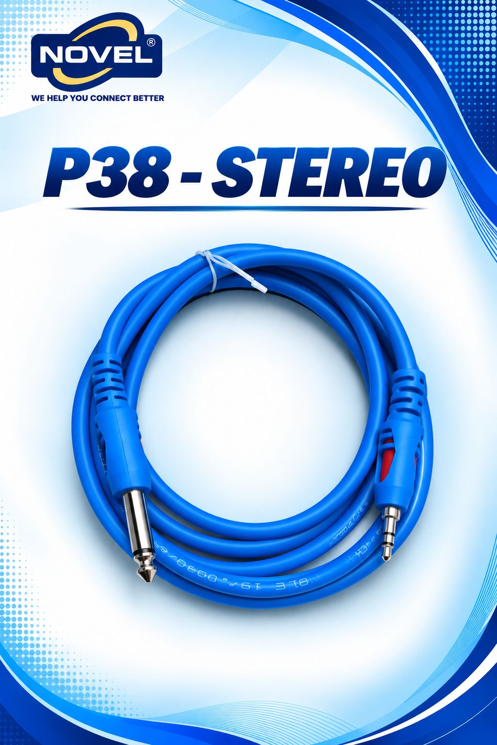 NOVEL P38 - STEREO CABLE 20 YARD