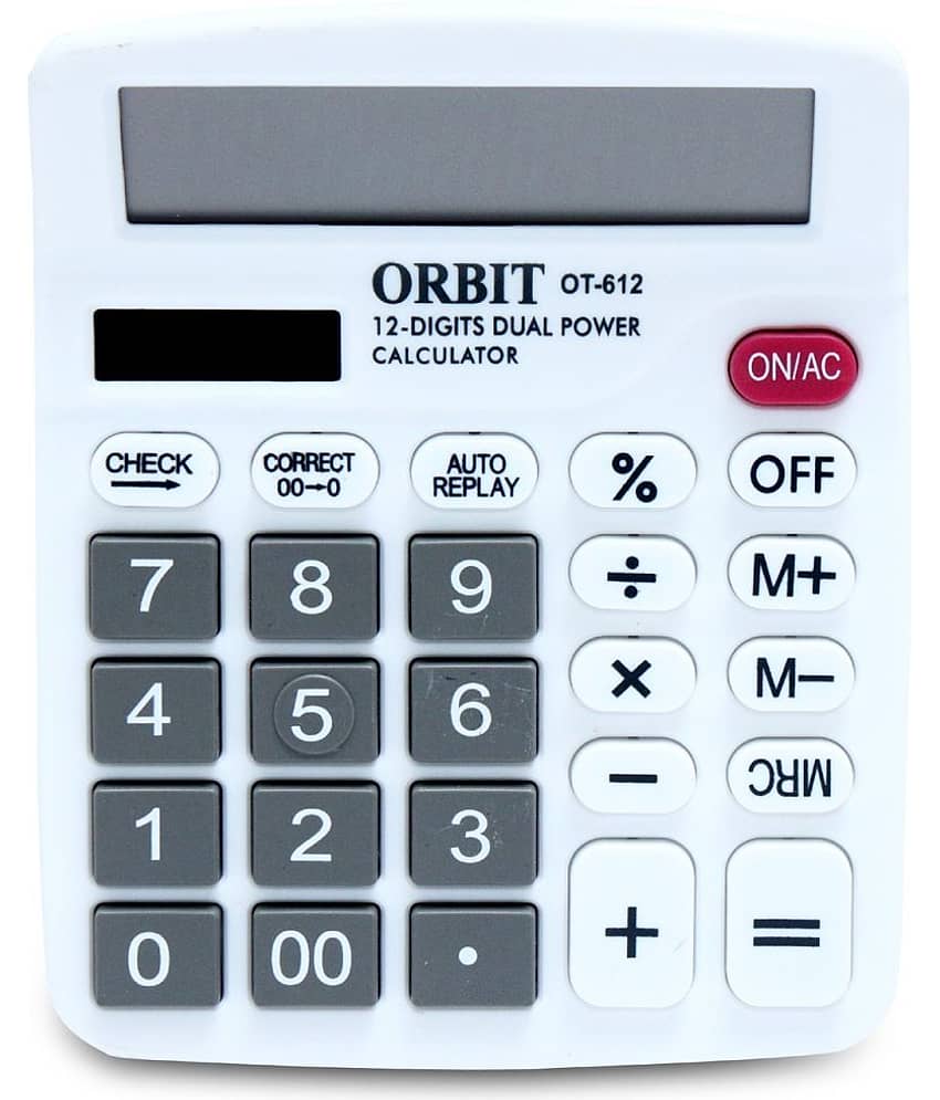 ORBIT CK 12 Digits Basic Calculator