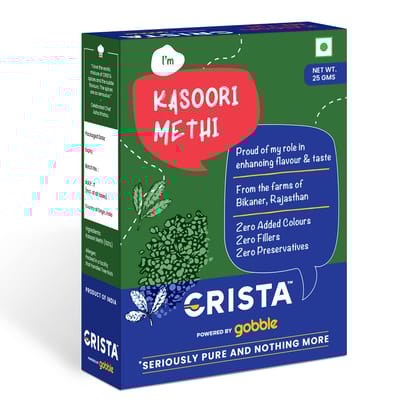 CRISTA Kasoori Methi, 25 gm