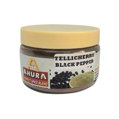 Tellichery Black Pepper Powder-50 gm - Jar - Rs 150