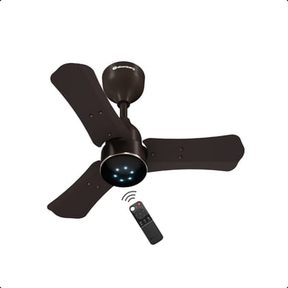 Atomberg Renesa Halo 600mm BLDC Ceiling Fan with Remote Control & LED Indicators | Blaze Brown