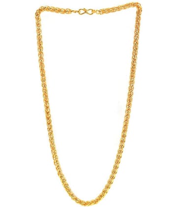 Jewar Mandi - Gold Plated Brass Chain ( Pack of 1 )