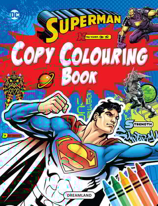Superman Copy Colouring Book [Paperback] Dreamland Publications