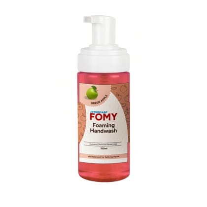 Intercorp Fomy Antibacterial Soft Refreshing Foam Hand Wash - 160ml (Green Apple)