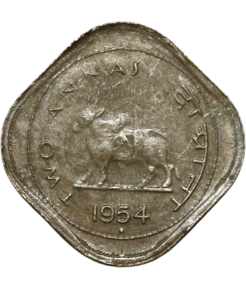 newWay - 2 Annas (1954) 1 Numismatic Coins