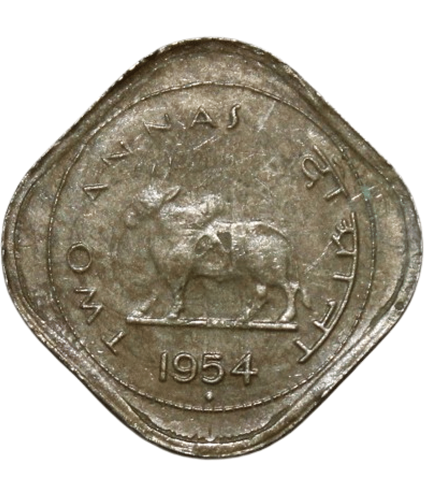 newWay - 2 Annas (1954) 1 Numismatic Coins