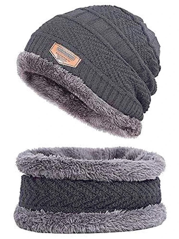Infispace Grey Cotton Mens Cap ( Pack of 1 ) - Grey