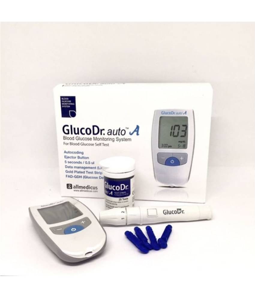 GLUCO DR. AUTO A GLUCO DR. AUTO A GLUCOMETER Expiry March 2024