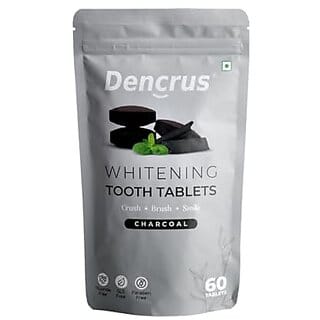 DENCRUS Tooth Tablets WHITENING CHARCOAL - 60 Tablets