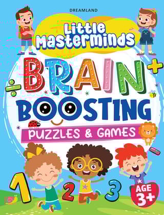 Little Masterminds: Brain Boosting Puzzles & Games Activity Book for Kids Age 3 and Up