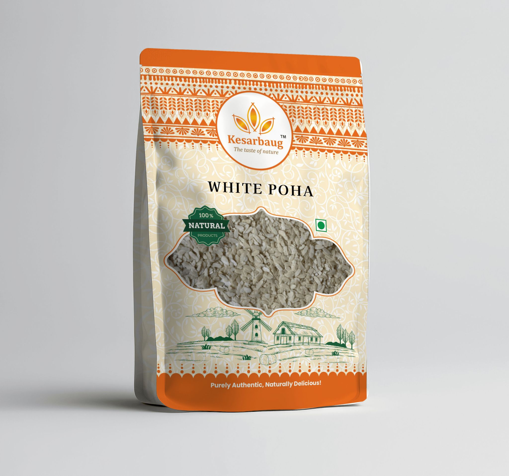 Kesarbaug White Poha, 500 gm