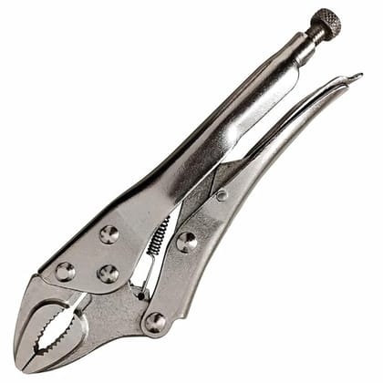 Eastman Curved Jaw Locking Pliers 10/250mm, Grip Locking, Hardened Jaws for Maximum Grip-Classic Trigger Release Tools Set Wrench vise Plier CRV(E-3035)