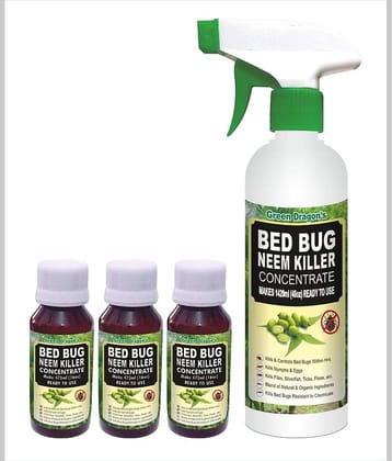 Green Dragon Neem Killer Concentrate Bed Bug Spray Makes 1420ml Ready to Use