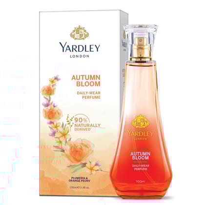 Yardley London Autumn Bloom Perfume Spray Floral Fruity Scent| 90% Naturally Derived| Plumeria & Orange Peony Perfume For Women| 100Ml Yardley London Autumn Bloom Perfume Spray Floral Fruity Scent| 90% Naturally Derived| Plumeria & Orange Peony Perfume F