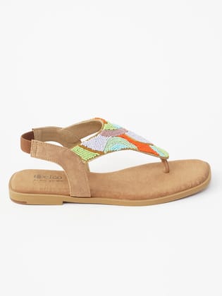 Delco Tara Bead Sandal-ANTIQUE / 36