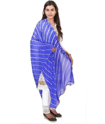 Raj Blue Chiffon Dupatta