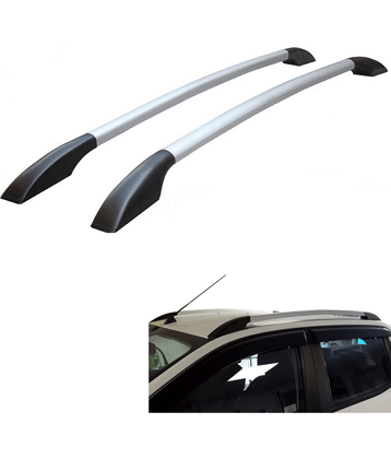 Aksmit Universal Vehicles , New Silk Roof Rail – Made from durable ABS plastic material, designed specifically offering long-lasting strength and a stylish finish. ( Sliver )