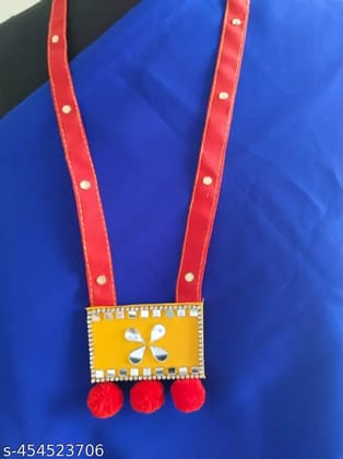 Fabric Necklace + Earring pair for Modern Woman