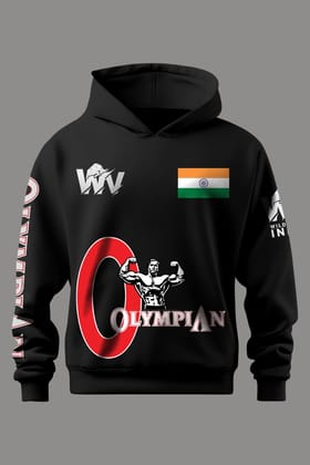Olympian Arnold Schwarzenegger Limited Edition Hoodie (Black)-S