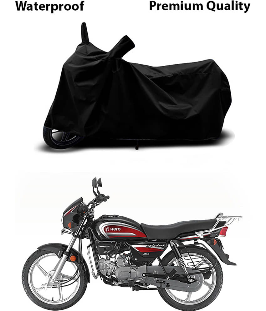 EGAL Bike Body Cover for Hero Splendor+ New ( Pack of 1 ) , Black