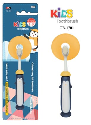 Microfiber Soft Tooth Brush for Kids  (Multicolor)-Red