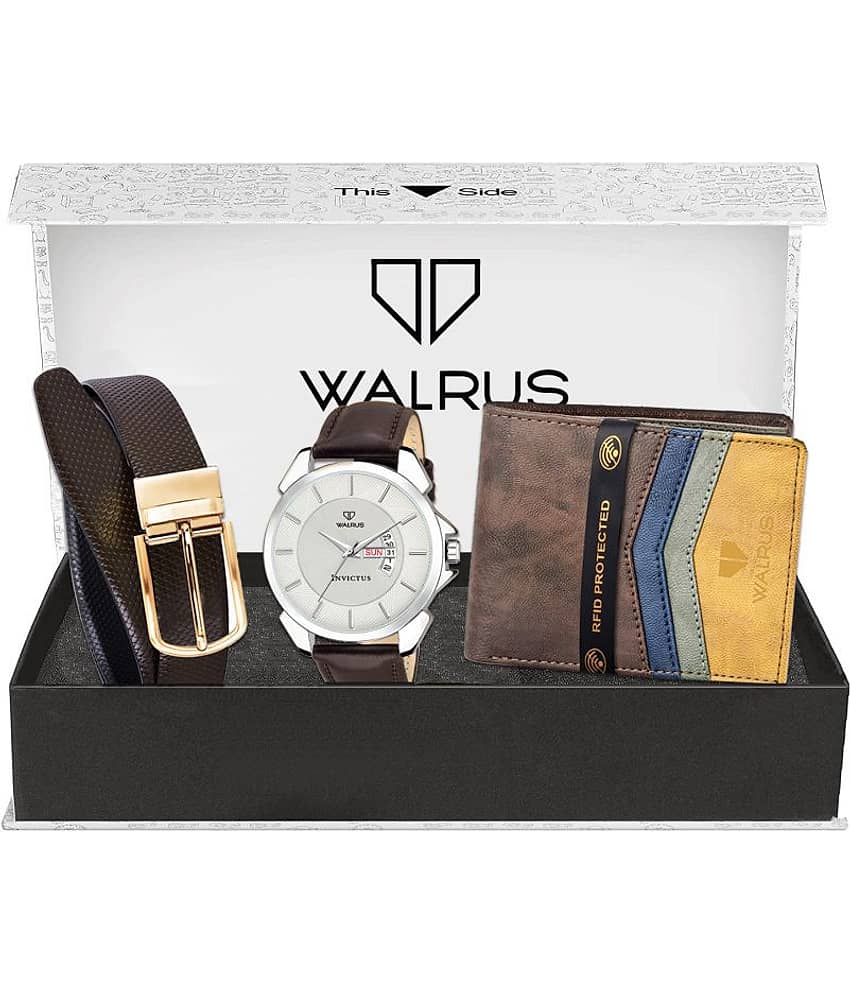 Walrus WWWBC-COMBO19 Leather Analog Men's Watch