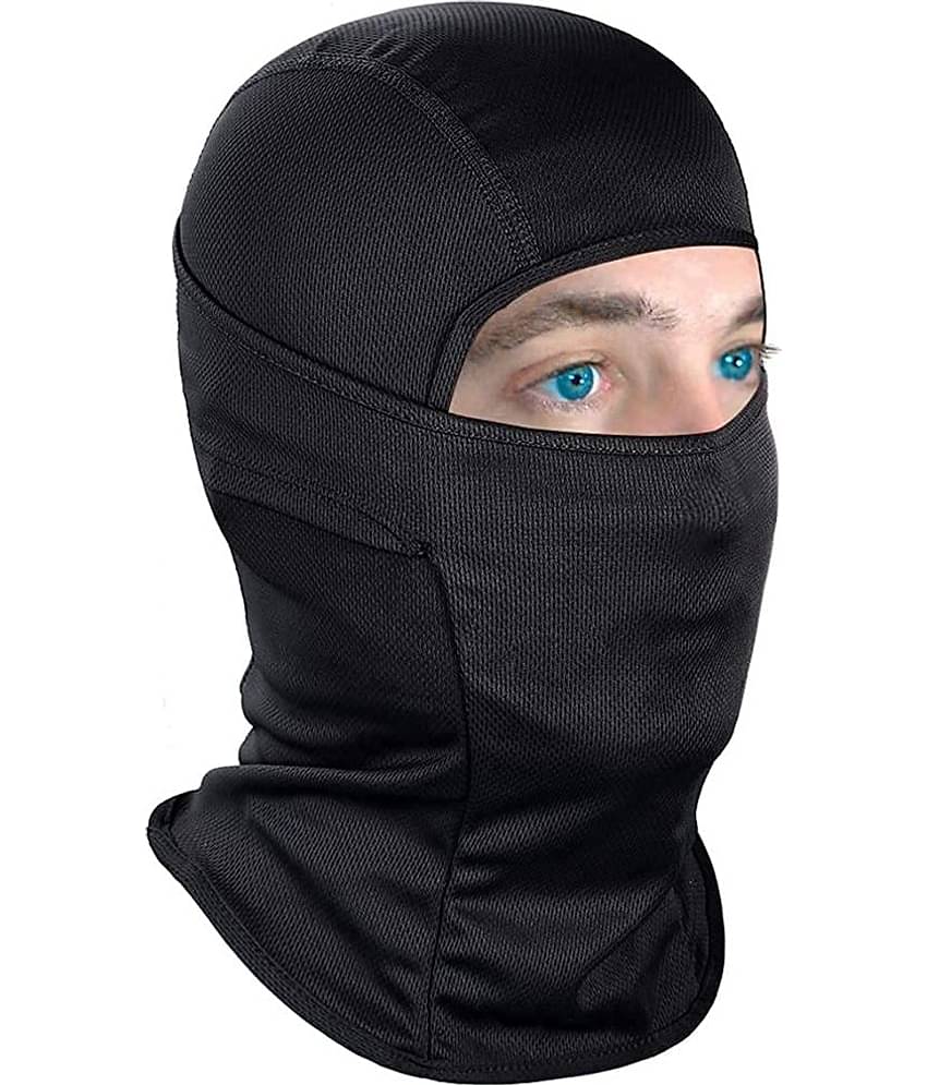PROGIENCE - Black Anti-Pollution Face Cover Balaclava Mask ( Pack of 1 )