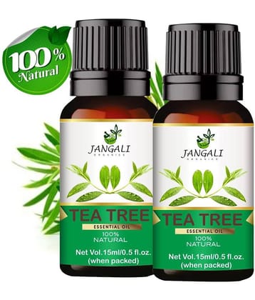 PURE Jangali ORGANICS Tea Tree Oil for Skin, Hair and Acne care 30ML