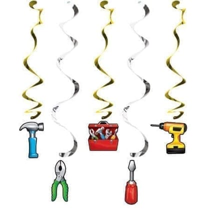Wanna Party Underconstruction Danglers - 5PC