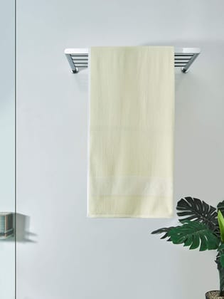 DDECOR - Ace Collection 100% Cotton Bomboo    Bath Towel |40 CM X 60 CM| - Beige