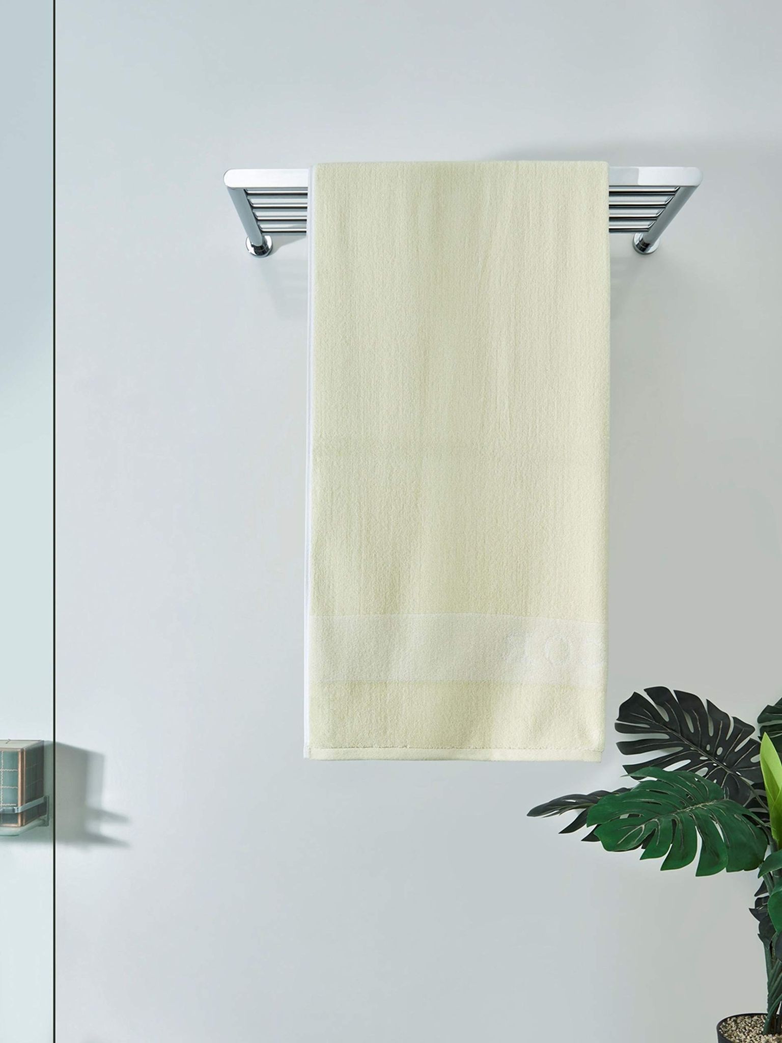 DDECOR - Ace Collection 100% Cotton Bomboo    Bath Towel |40 CM X 60 CM| - Beige