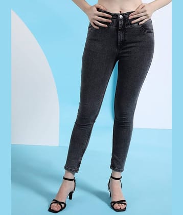 Freehand - Black Cotton Blend Slim Fit Women's Jeans ( Pack of 1 )