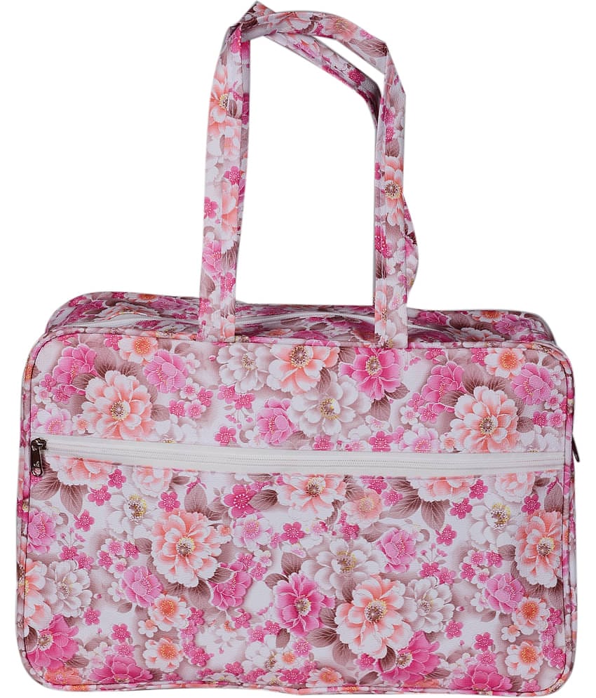 SUNESH CREATION Handheld Canvas Set of 1 ( Pink )